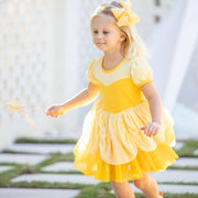 Girls Dress - Yellow Princess