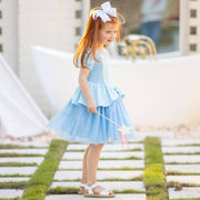 Girls Dress - Blue Princess