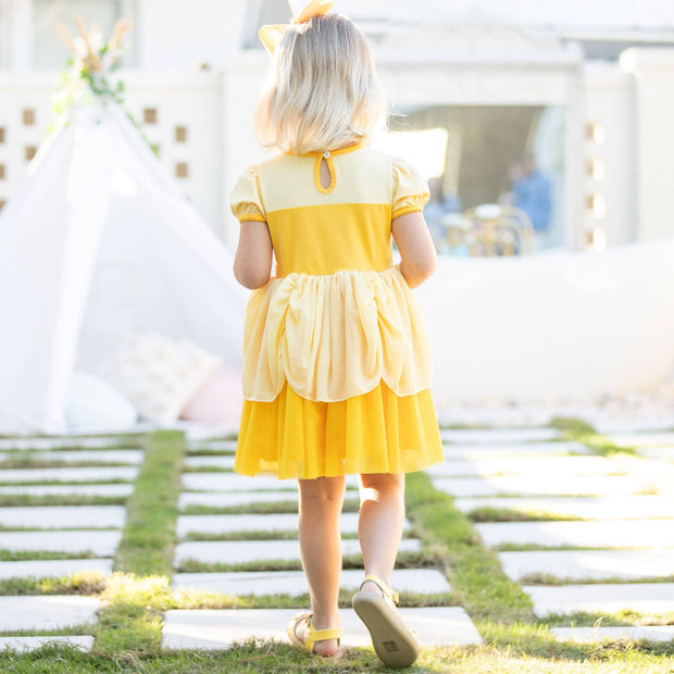 Girls Dress - Yellow Princess