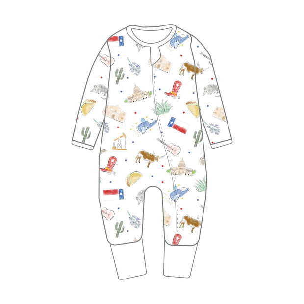 Texas Kids Organic Cotton Pajama Set