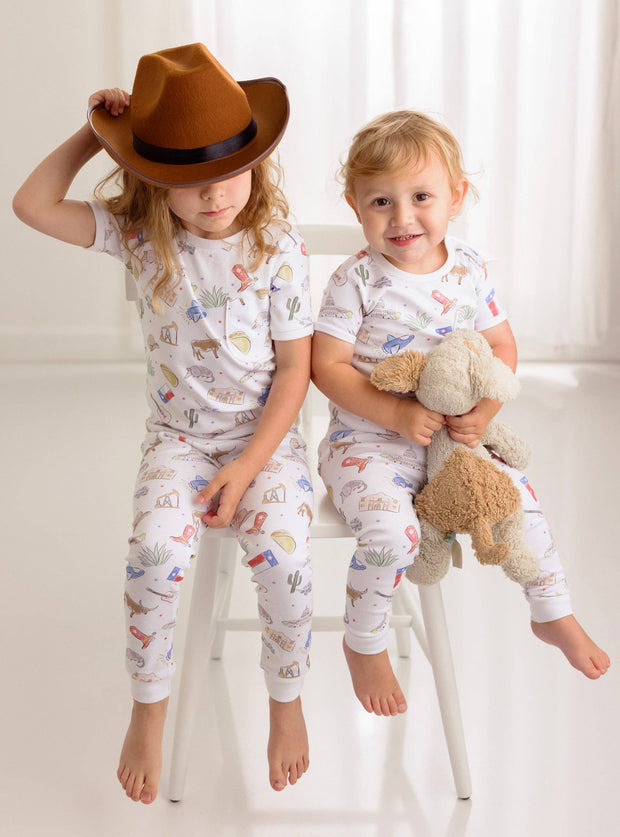 Texas Kids Organic Cotton Pajama Set