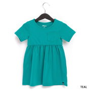 Essentials Short Sleeve with Chest Pocket Dress - 'Dress in Multiple Colors'