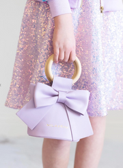 Lavender Bow Purse