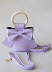 Lavender Bow Purse