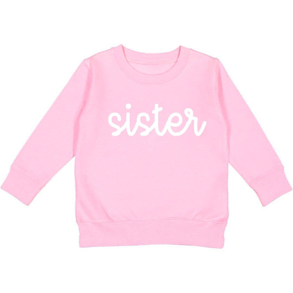 Sweet Wink Little Sister Pink T-Shirt for Baby Girls